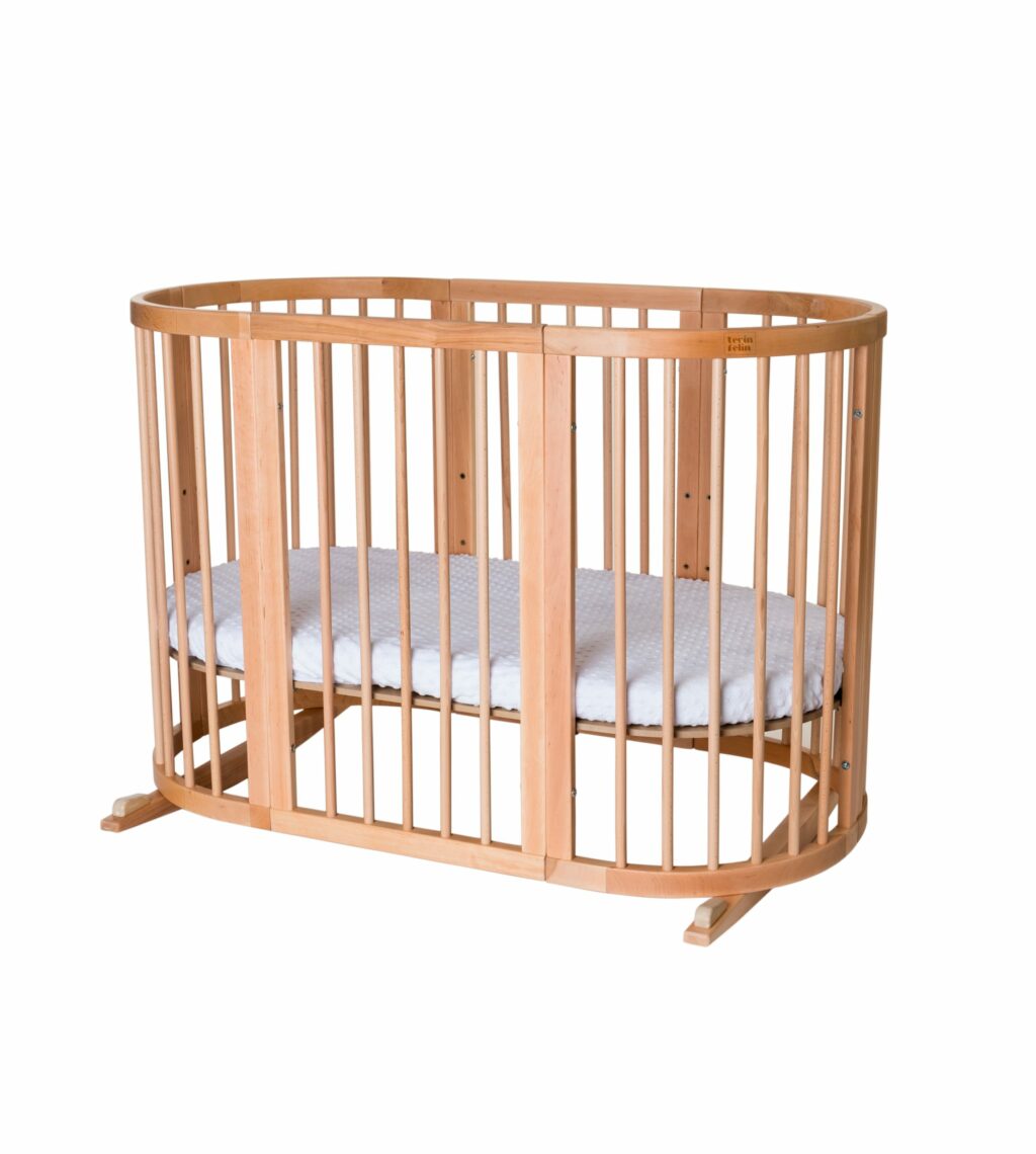 Dětská rostoucí postýlka SMART BED - přírodní dřevo