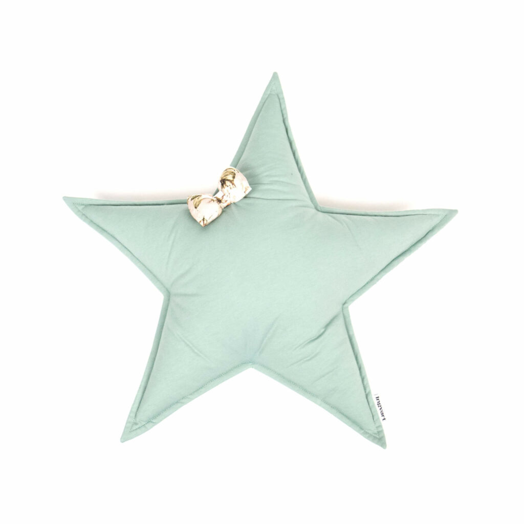 Polštář Hvězda bavlněná s mašličkou