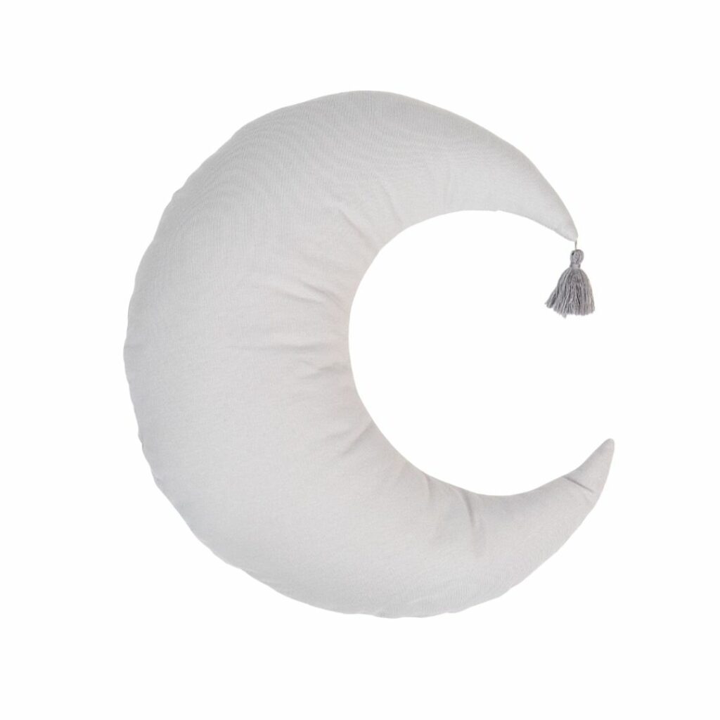 Polštář Měsíc bavlněný se střapcem