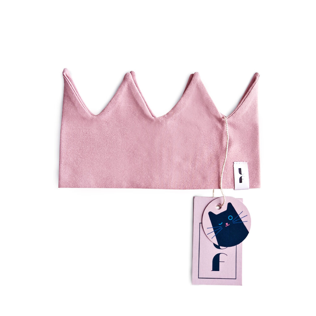 Dětská bavlněná čelenka Crown