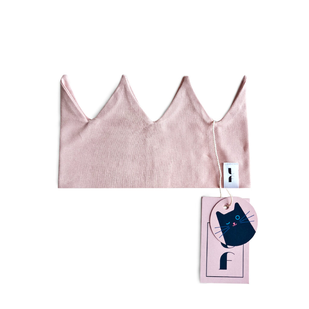 Dětská bavlněná čelenka Crown