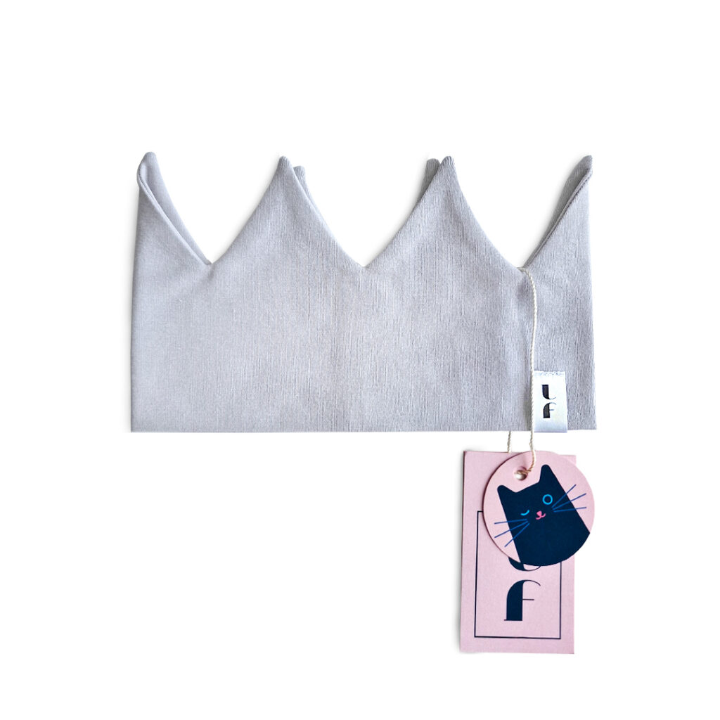 Dětská bavlněná čelenka Crown