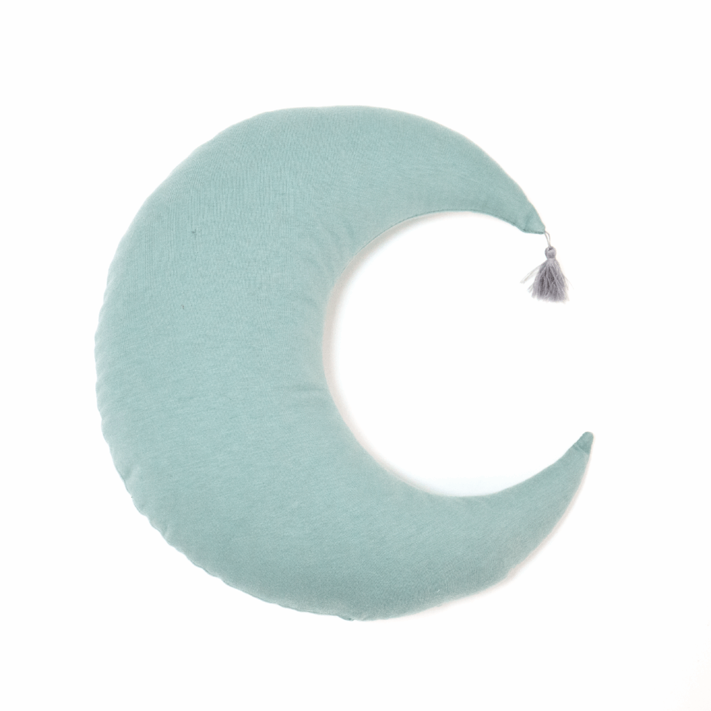 Polštář Měsíc bavlněný se střapcem