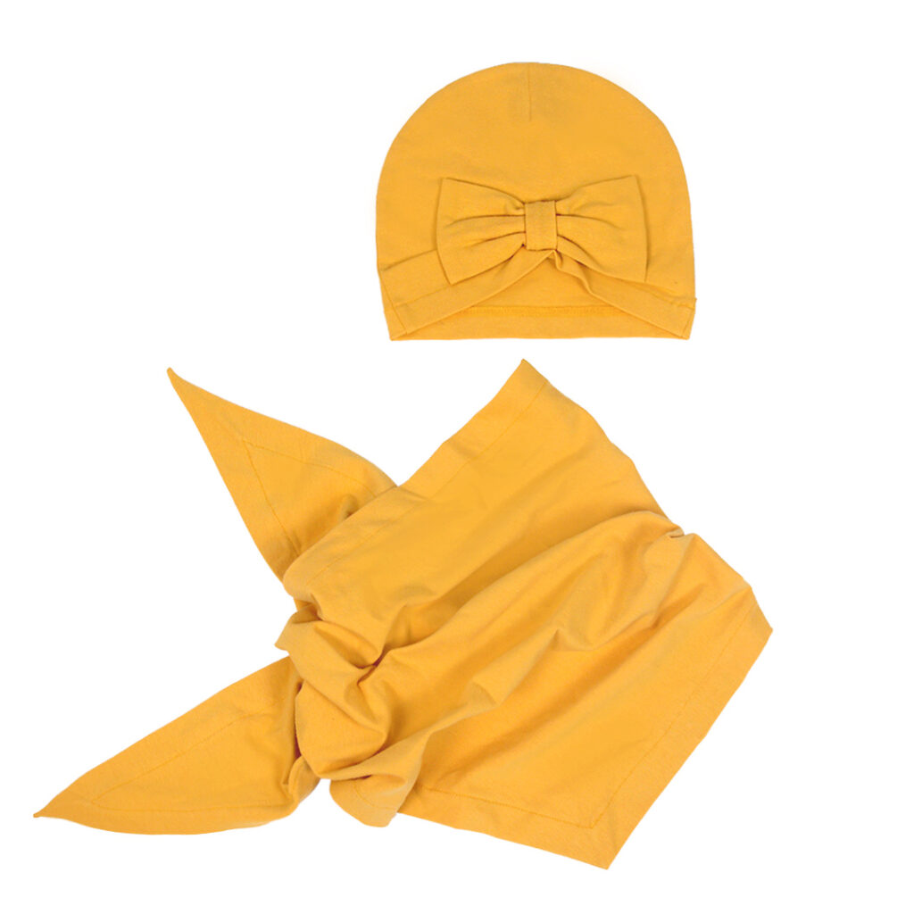 Dětský jarní/podzimní set (čepice a nákrčník) – Mia