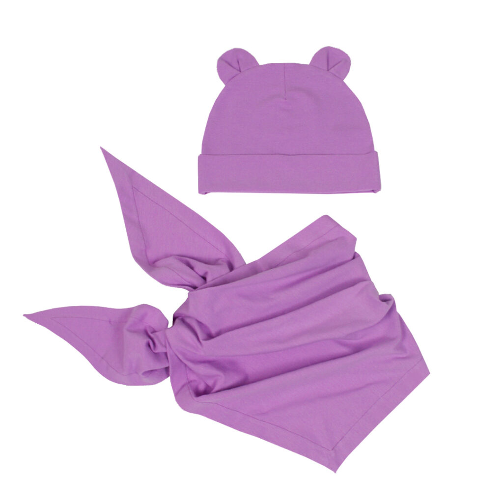 Dětský jarní/podzimní set (čepice a nákrčník) – Ninka