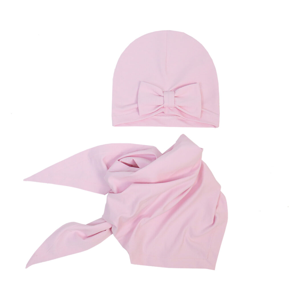 Dětský jarní/podzimní set (čepice a nákrčník) – Mia