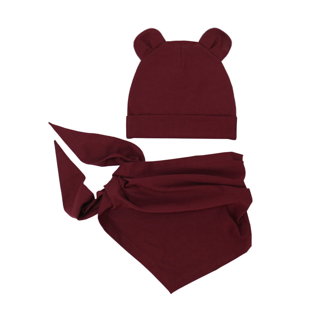 Dětský jarní/podzimní set (čepice a nákrčník) – Ninka