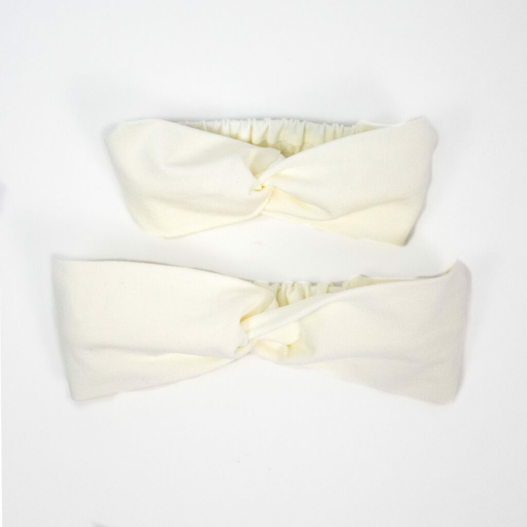 Set 2 bavlněných čelenek Máma a dcera