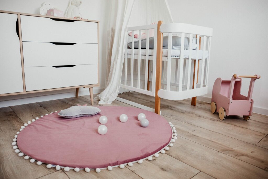 Hrací koberec velvet s kuličkami Ø130 cm Hrací koberec velvet s kuličkami Ø130 cm