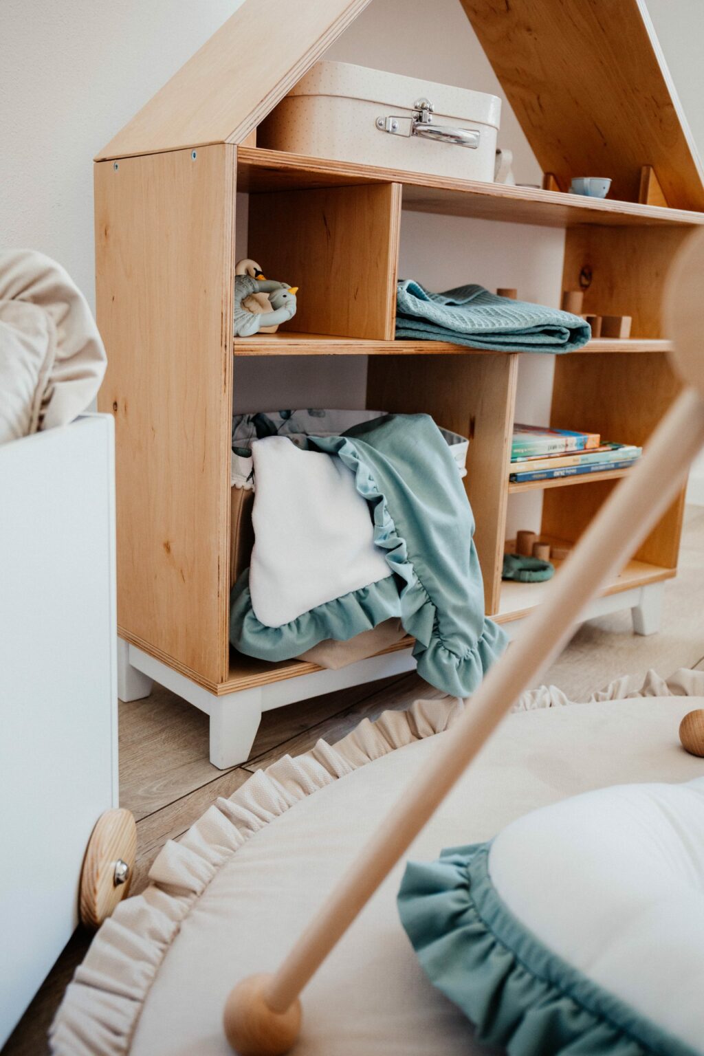 Hrací podložka velvet s volánem Ø130 cm