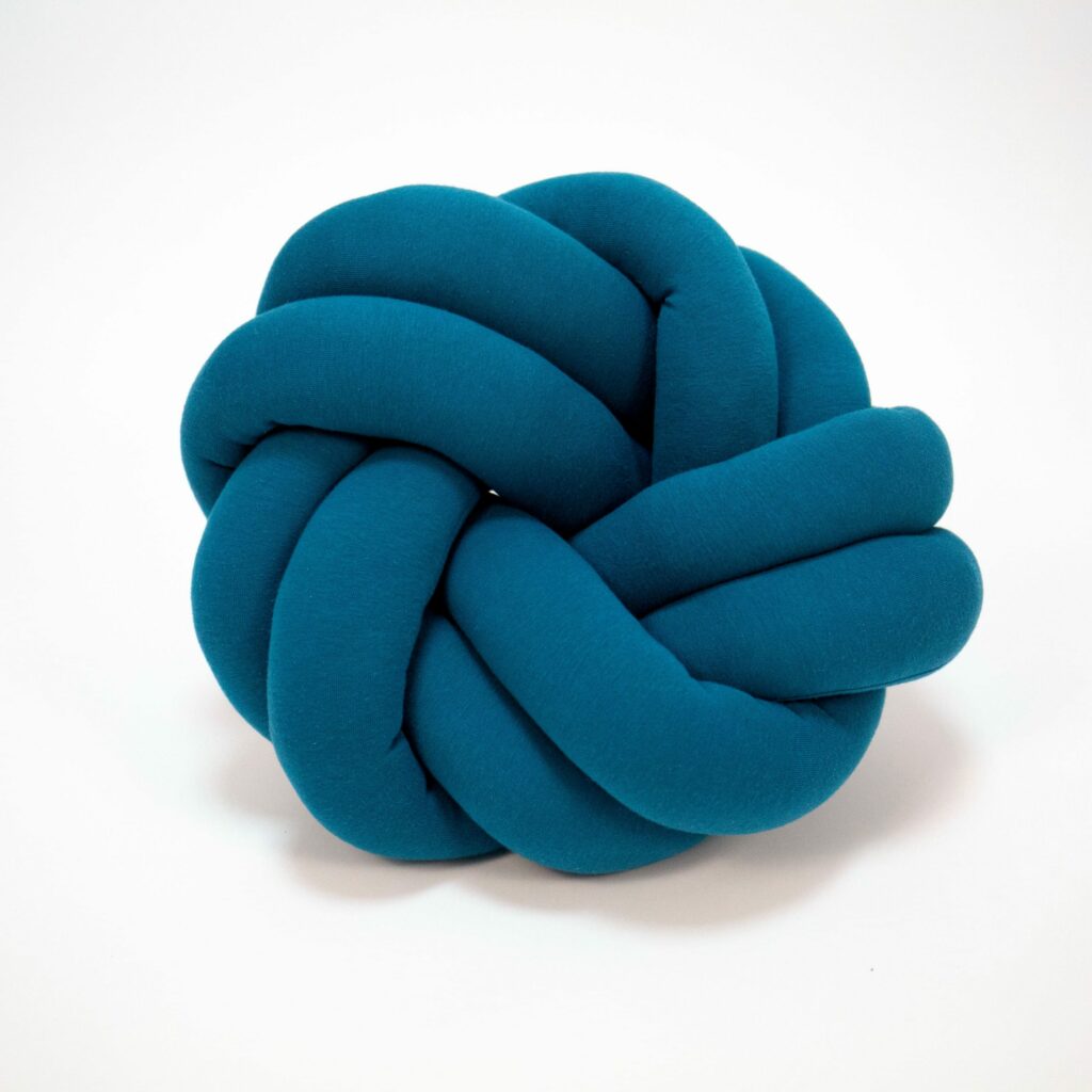 Pletený polštář Ring