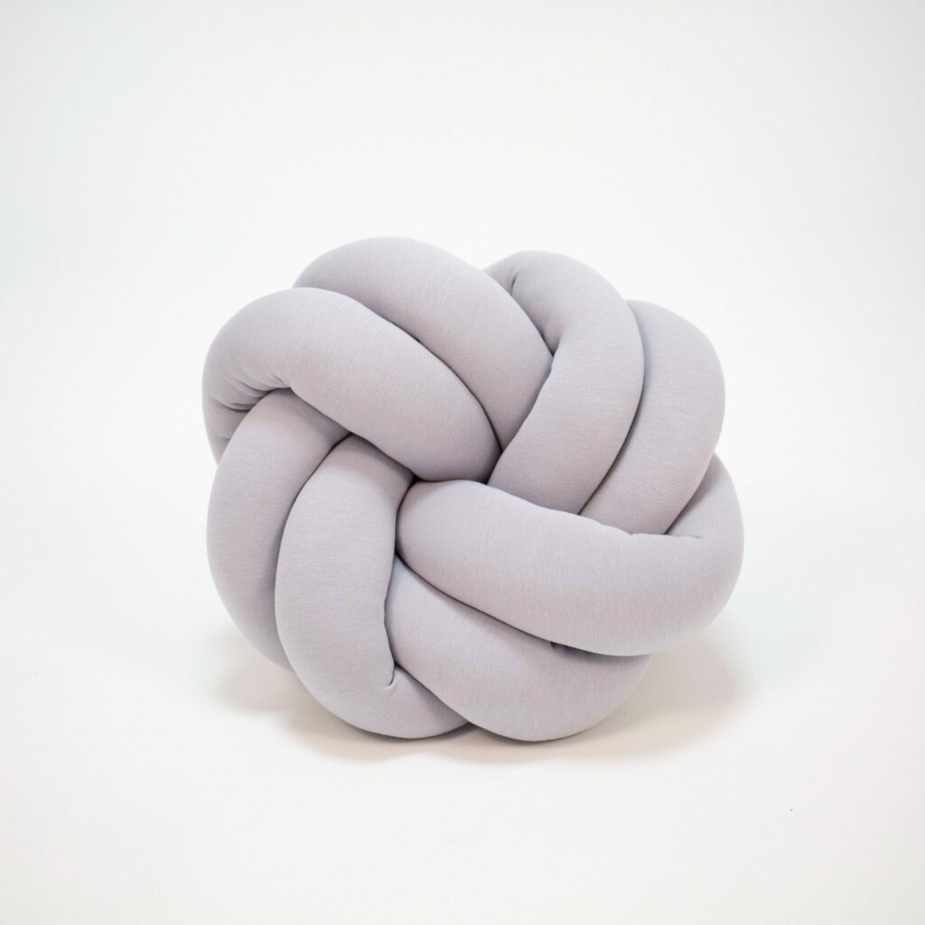 Pletený polštář Ring