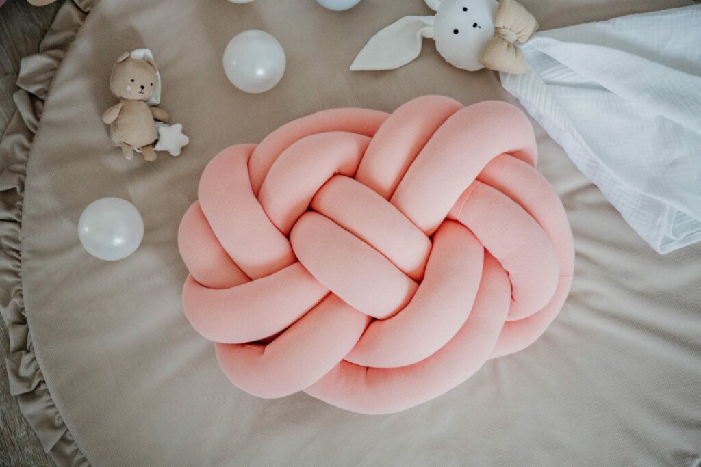 Pletený polštář Flat