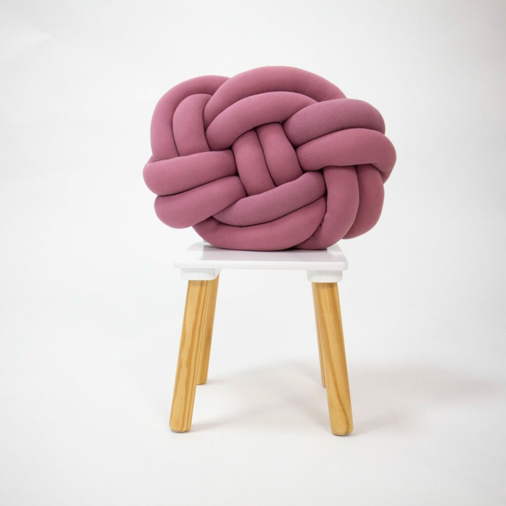 Pletený polštář Flat