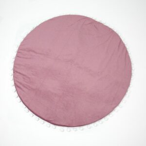 Hrací koberec velvet s kuličkami Ø130 cm