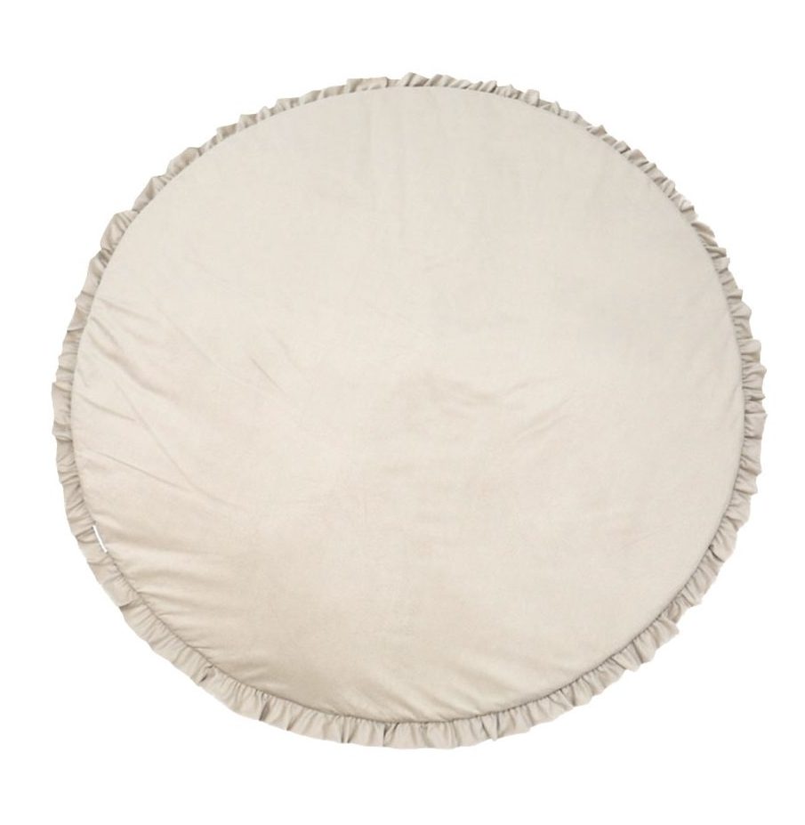 Hrací koberec velvet s volánkem Ø130 cm