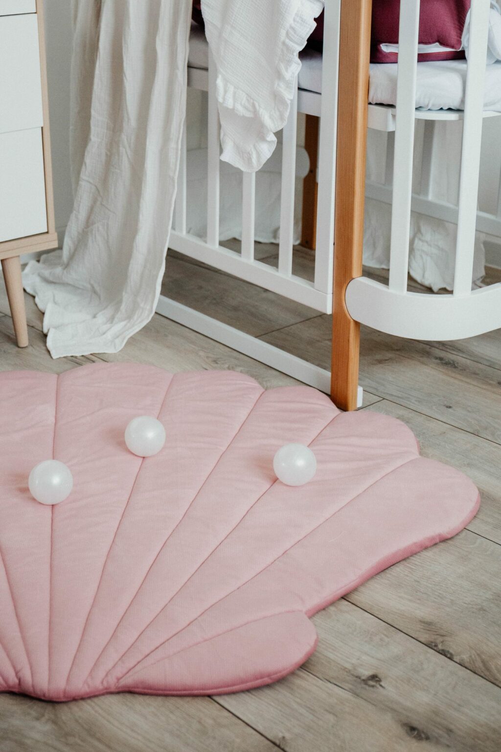 Hrací podložka velvet Mušle