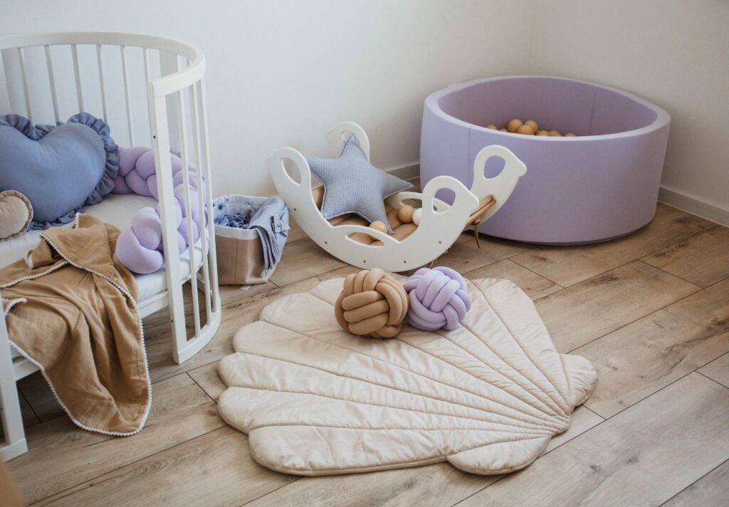 Pletený polštář Ball