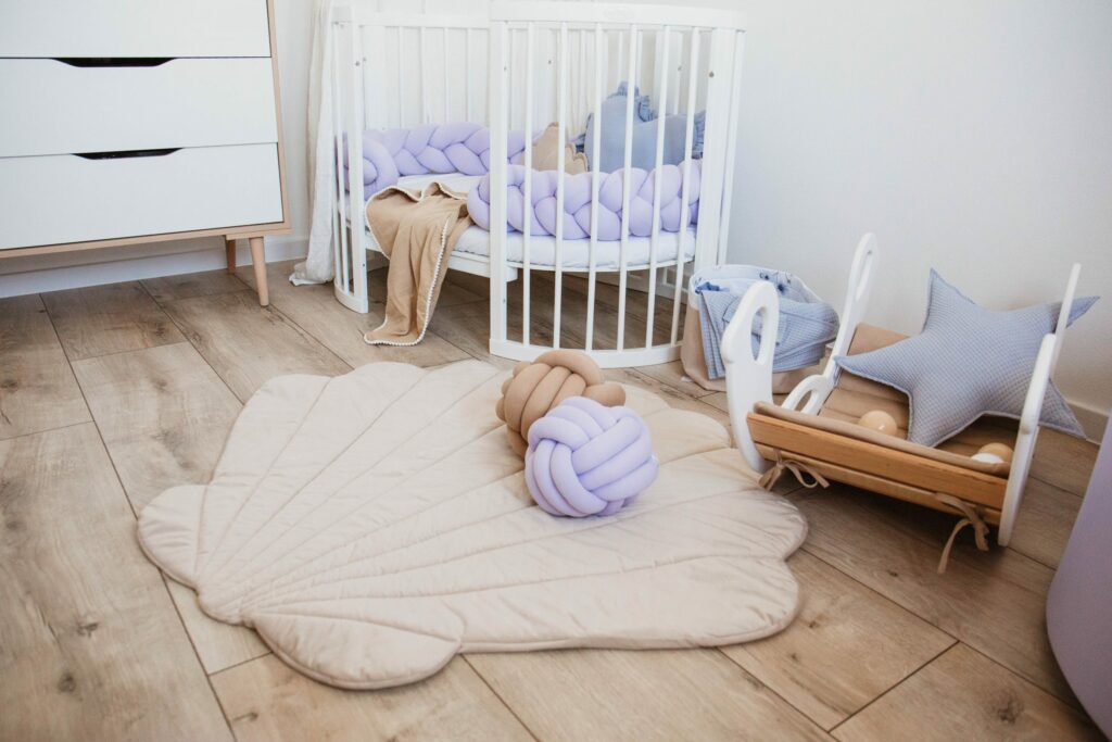 Hrací podložka velvet Mušle