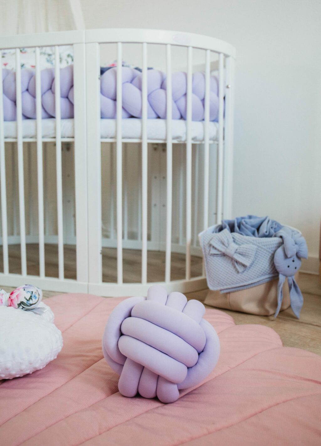 Pletený polštář Ball