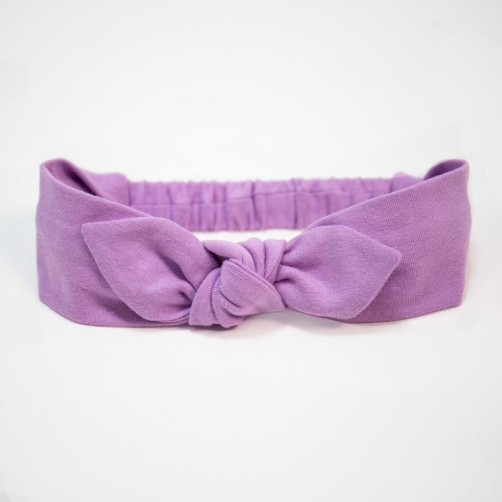 Dětská bavlněná čelenka Bow