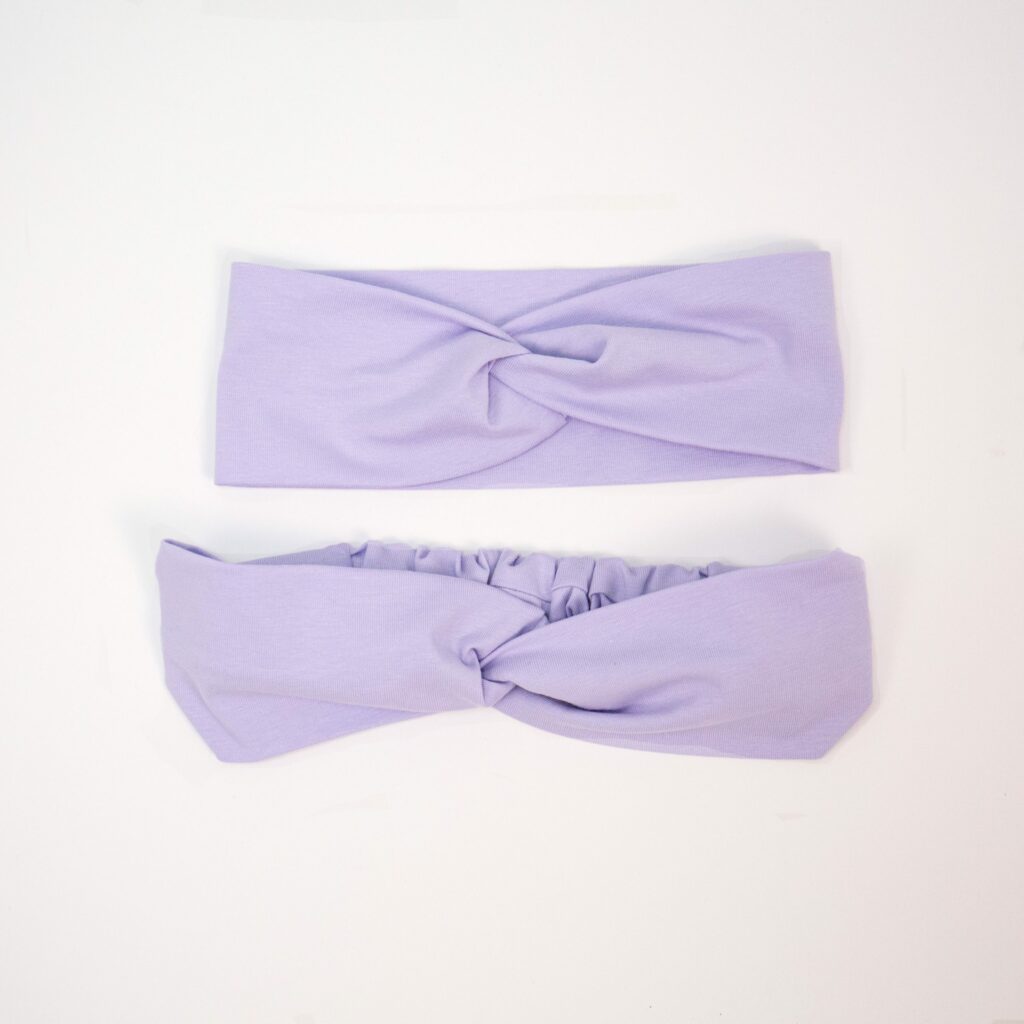 Set 2 bavlněných čelenek Máma a dcera