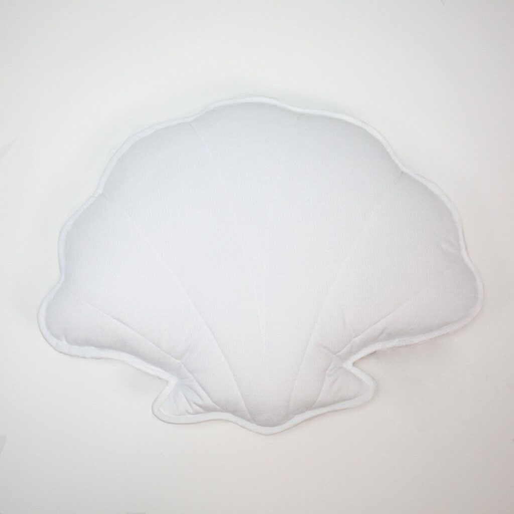 Polštář velvet mušle