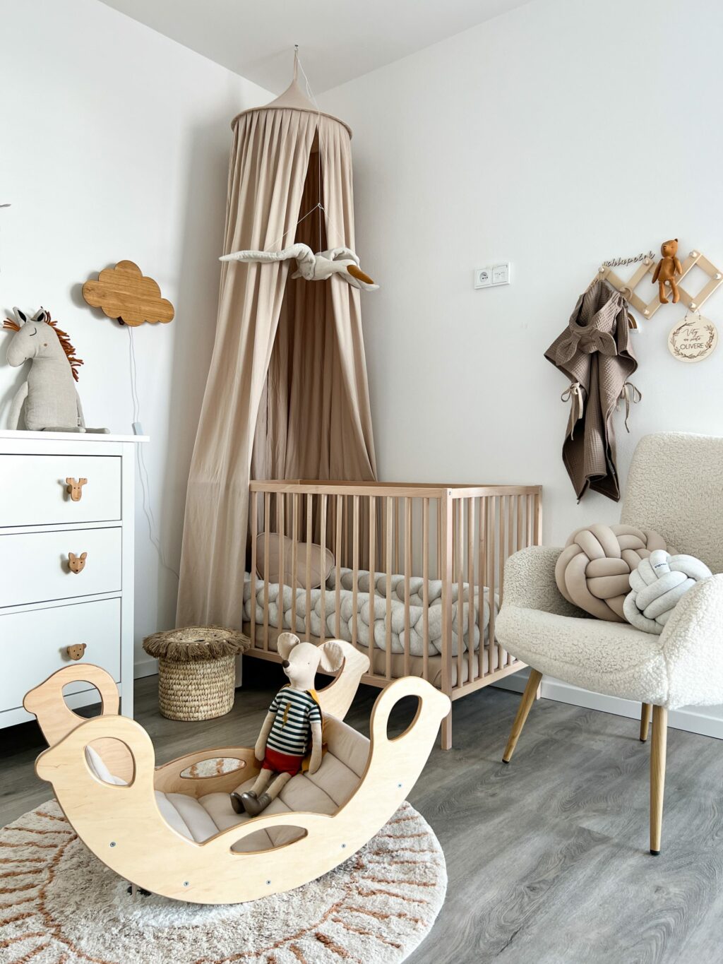 Pletený polštář Ball