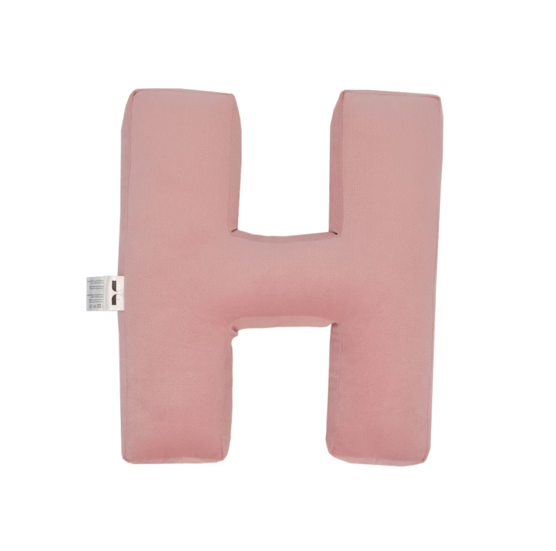 Polštář velvet písmeno