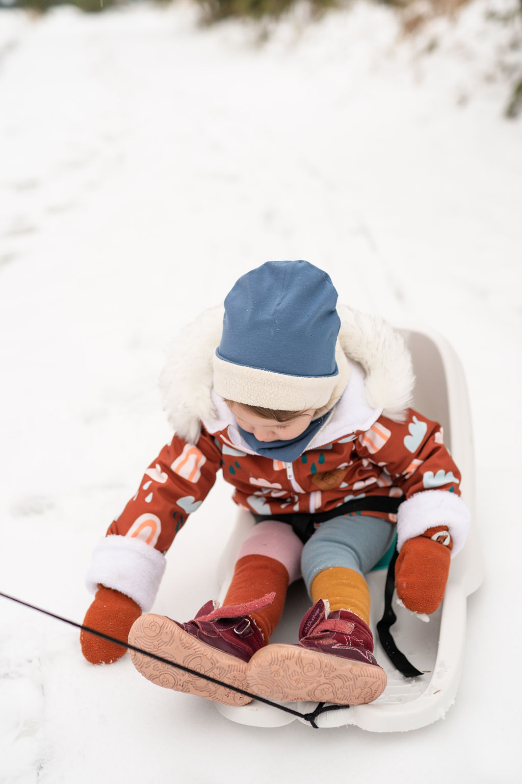 Dětský zimní set (čepice a nákrčník) - Noel