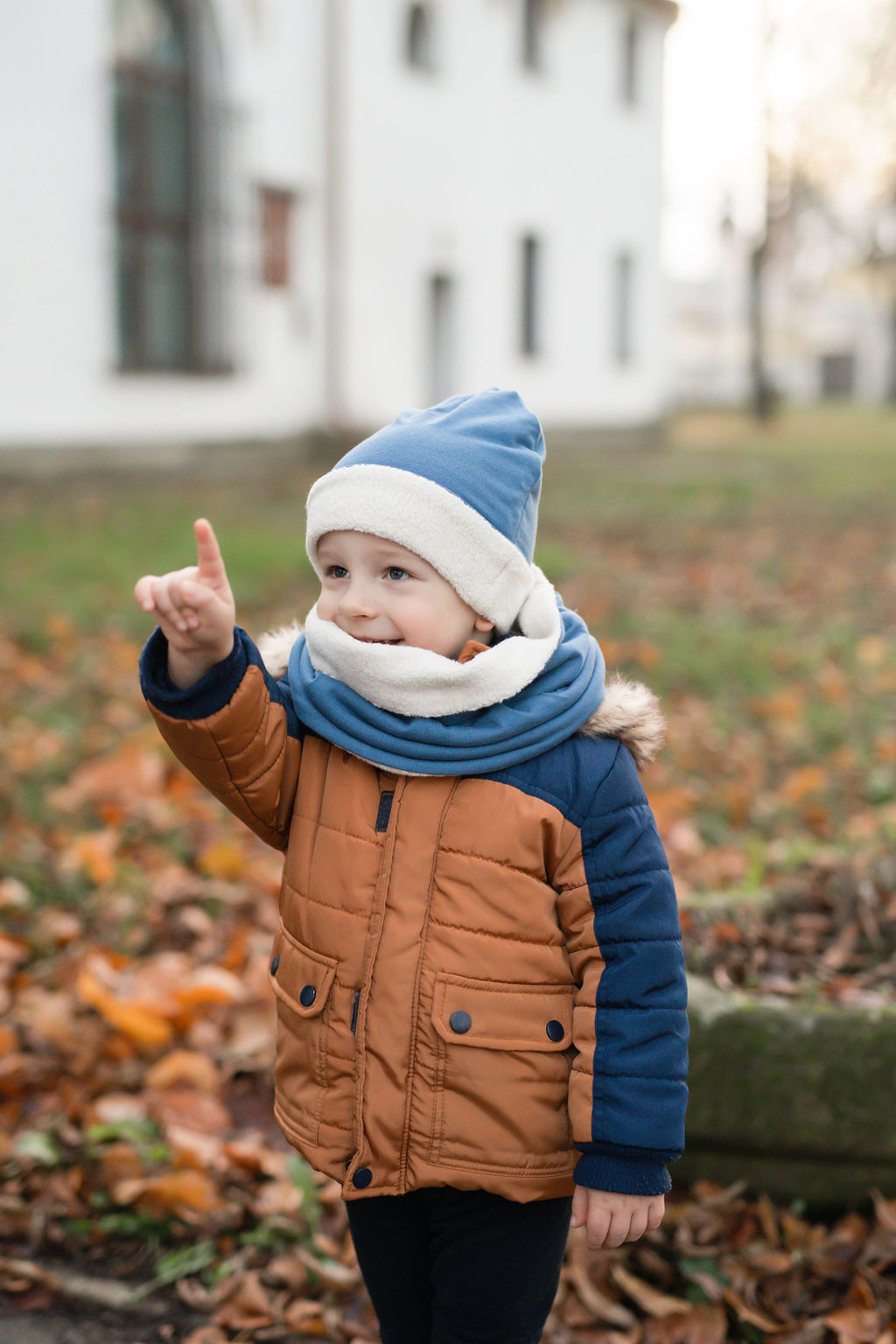 Dětský zimní set (čepice a nákrčník) - Noel