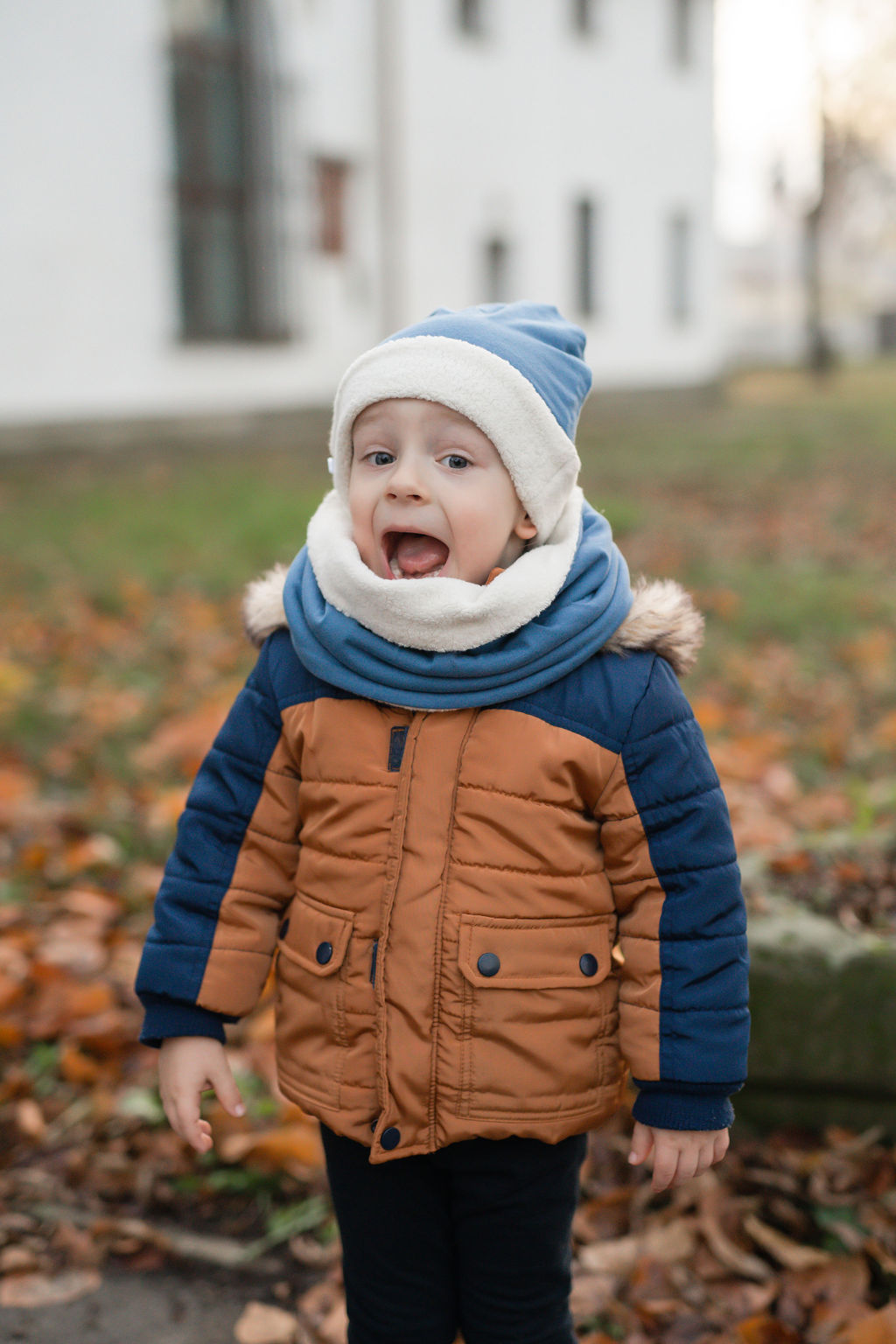 Dětský zimní set (čepice a nákrčník) - Noel