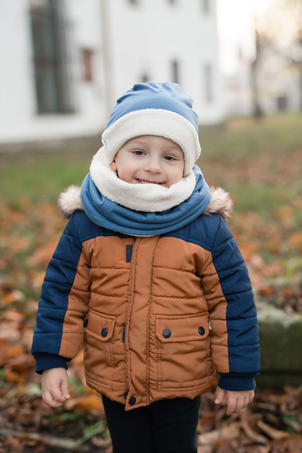 Dětský zimní set (čepice a nákrčník) - Noel