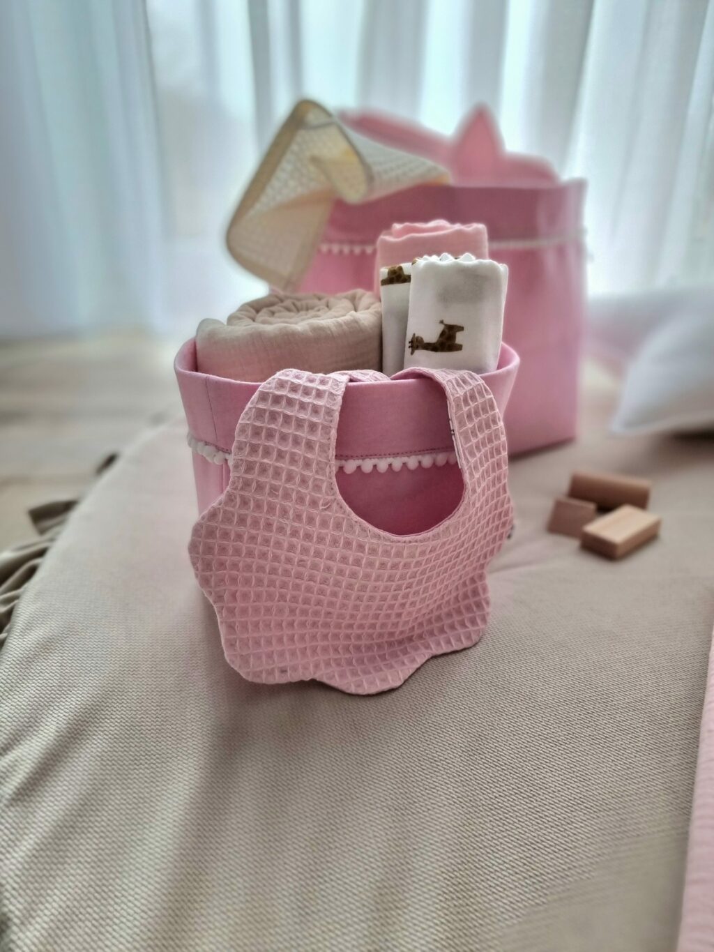 Dětský vafle bryndák Flower