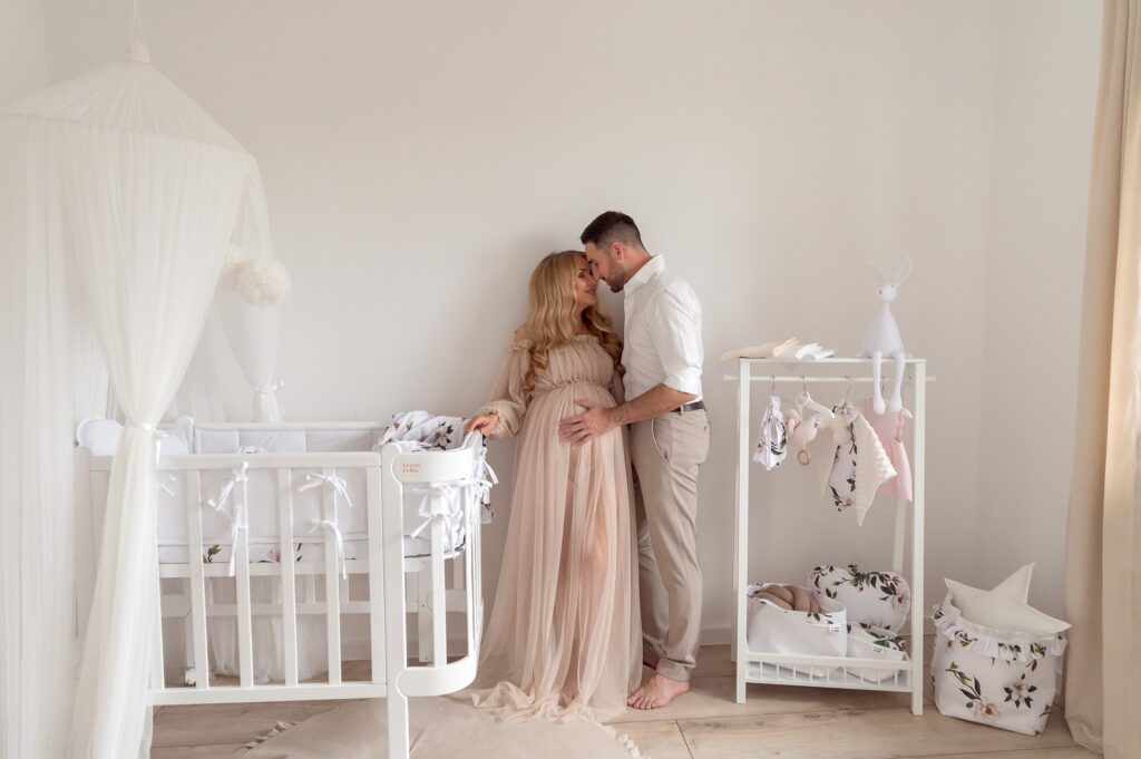 Tylové těhotenské šaty Bella Tylové těhotenské šaty Bella