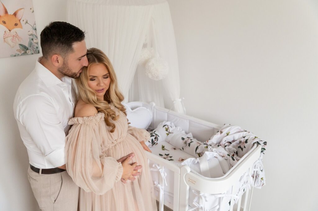 Tylové těhotenské šaty Bella Tylové těhotenské šaty Bella