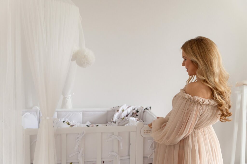 Tylové těhotenské šaty Bella Tylové těhotenské šaty Bella