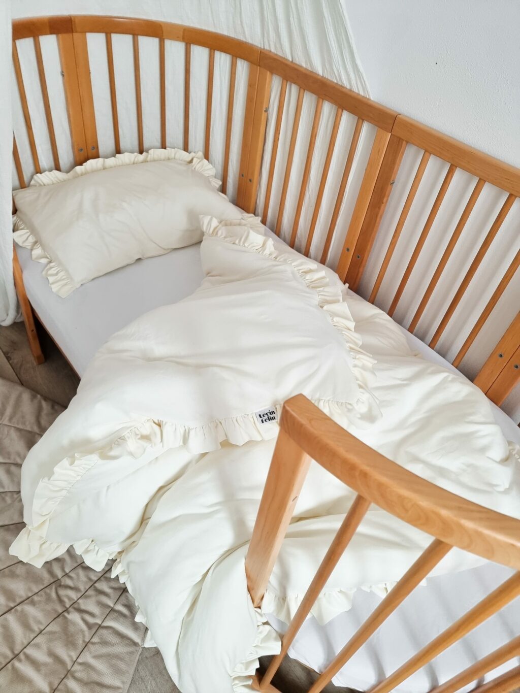 Dětská rostoucí postýlka SMART BED - přírodní dřevo