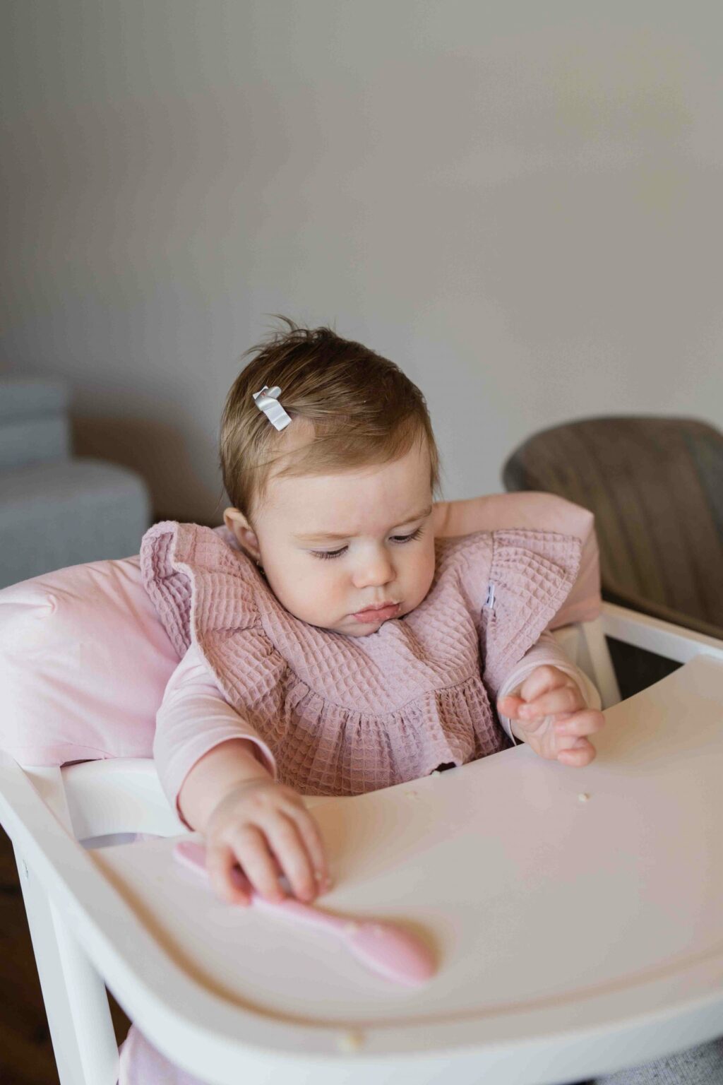 Dětský vafle bryndák s volánem