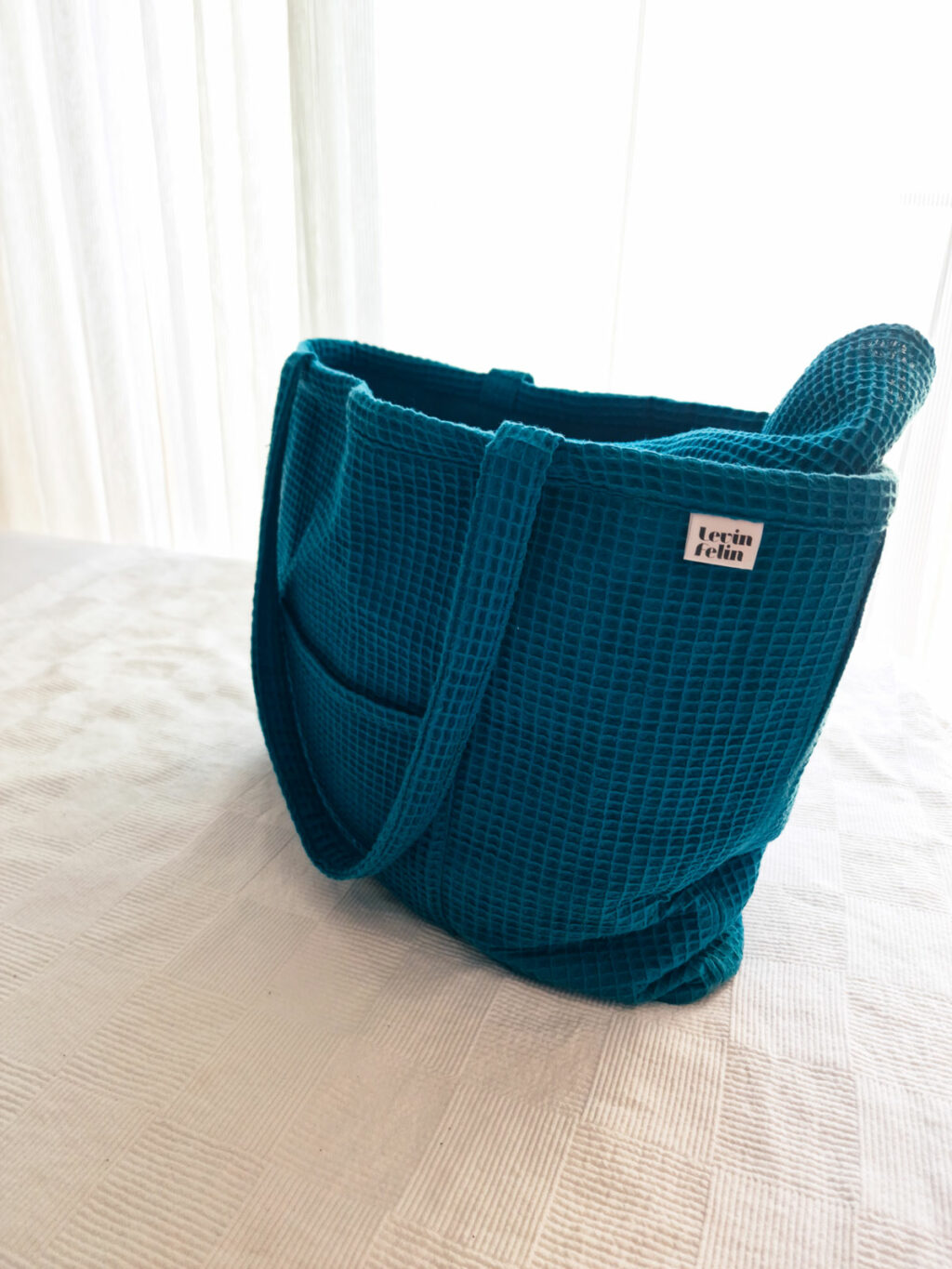 Plážový set 2 (plážová taška, rodinná deka, osuška a pončo)