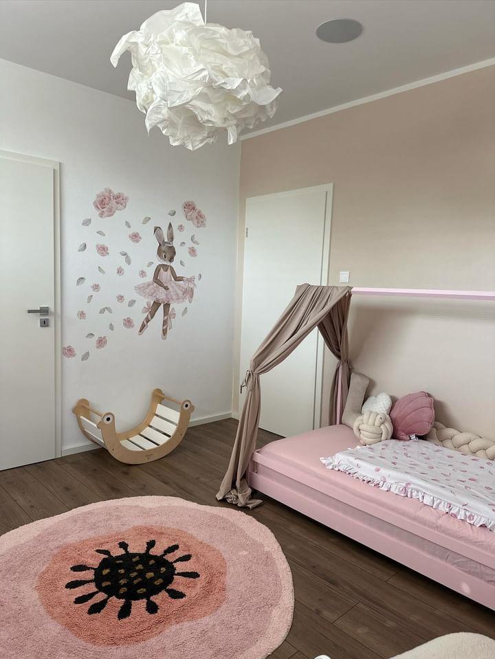 Bavlněný baldachýn na domečkovou postel (1 ks)