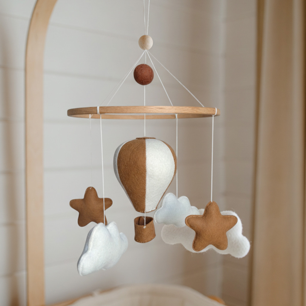 Závěsná dekorace nad dětskou postýlku - Balloon Dream