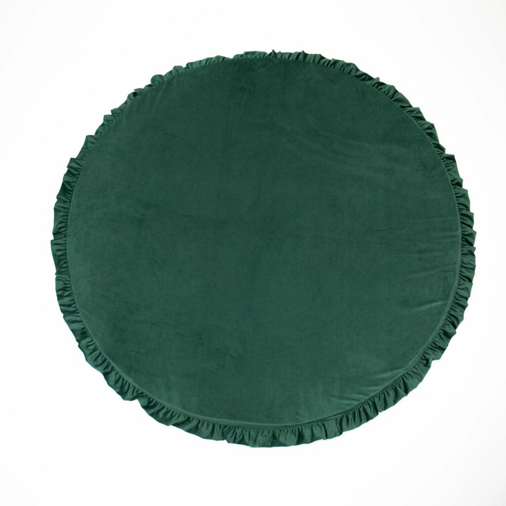 Hrací podložka velvet s volánem Ø130 cm
