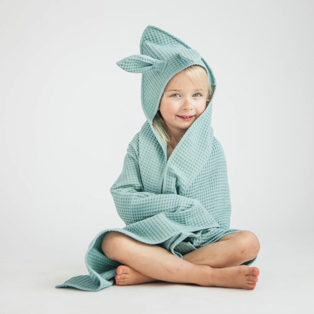 Dětská osuška s kapucí a oušky Dětská osuška s kapucí a oušky