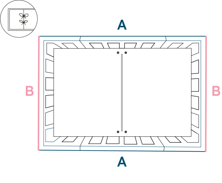 Beránkový mantinel do hranaté postýlky 120 × 60 cm