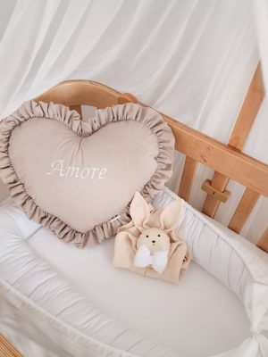 6vankúš srdce bavlnené s volánom_